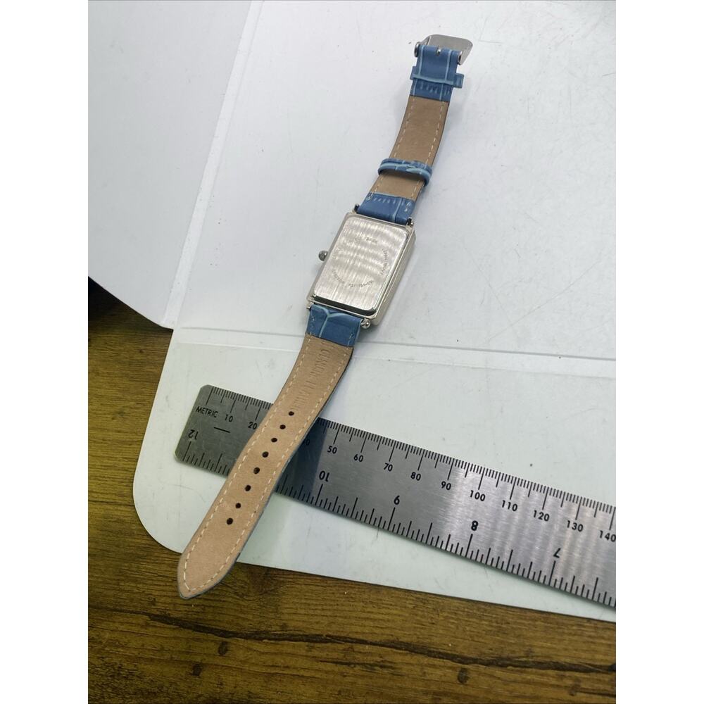 Womens Silver Colorful Number Watch Tank New Battery - Picture 6 of 6